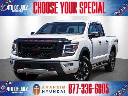 Glacier White 2024 Nissan Titan PRO-4X