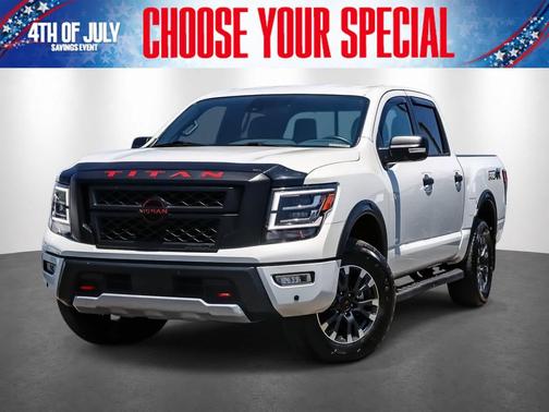 Glacier White 2024 Nissan Titan PRO-4X