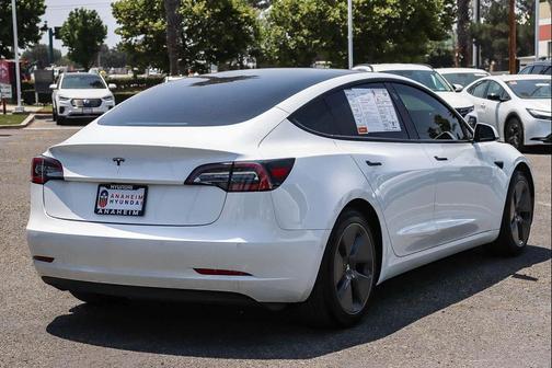 White 2021 Tesla Model 3 Standard Range Plus