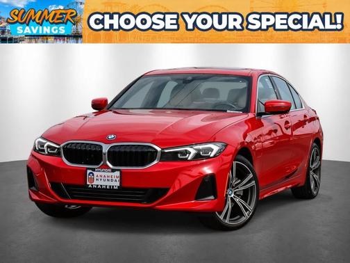 Red 2024 BMW 330e 330e