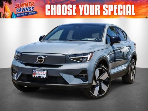 Gray 2023 Volvo C40 Recharge Pure Electric Twin Ultimate