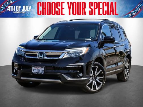 Crystal Black Pearl 2019 Honda Pilot Elite