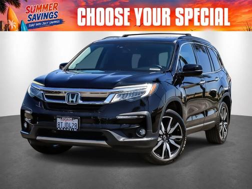 Crystal Black Pearl 2019 Honda Pilot Elite