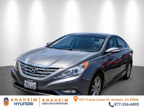 Harbor Gray Metallic 2013 Hyundai SONATA Limited