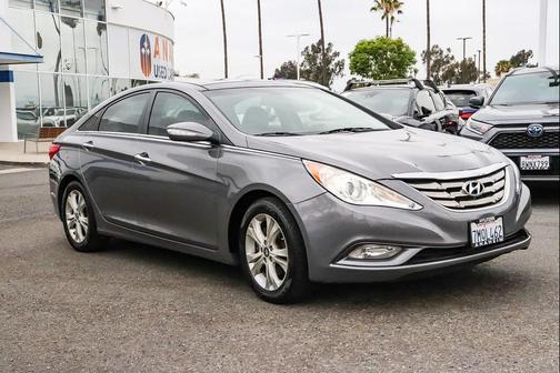 Harbor Gray Metallic 2013 Hyundai SONATA Limited