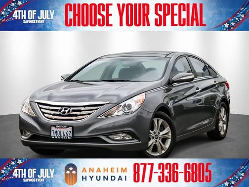 Harbor Gray Metallic 2013 Hyundai SONATA Limited