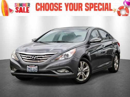 Harbor Gray Metallic 2013 Hyundai SONATA Limited