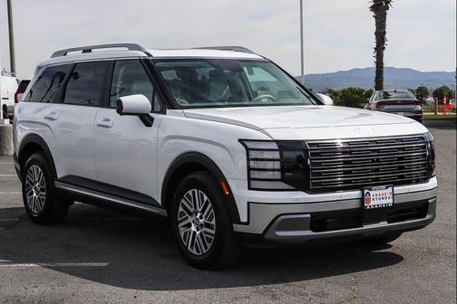 Creamy White Pearl 2026 Hyundai Palisade Hybrid Blue SEL Premium 7P