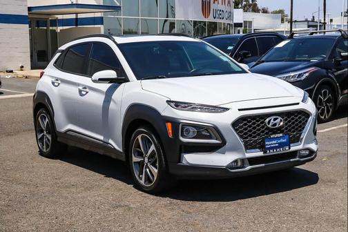 Chalk White 2020 Hyundai KONA Limited