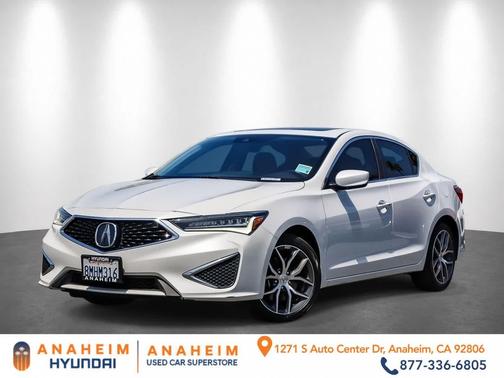 Platinum White Pearl 2019 Acura ILX Premium Package