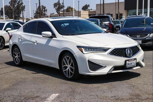Platinum White Pearl 2019 Acura ILX Premium Package