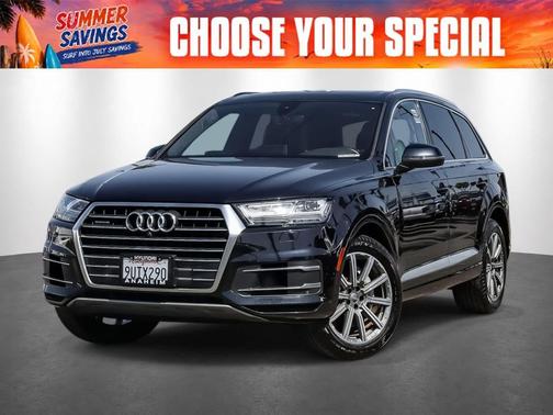 Blue 2018 Audi Q7 3.0T Premium Plus