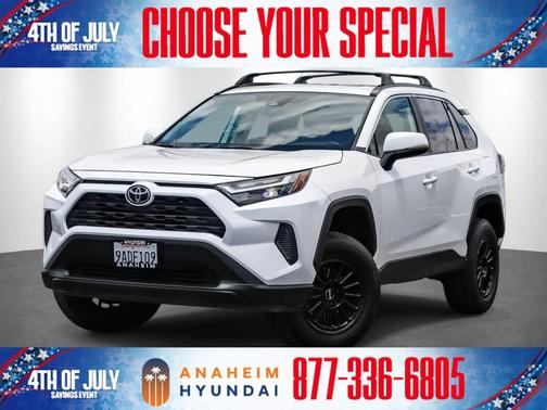 White 2022 Toyota RAV4 XLE