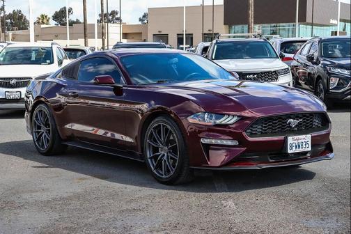 Royal Crimson Metallic Tinted Clearcoat 2018 Ford Mustang EcoBoost
