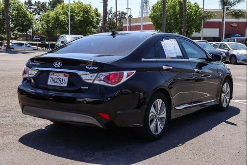 Eclipse Black 2015 Hyundai SONATA Hybrid Limited
