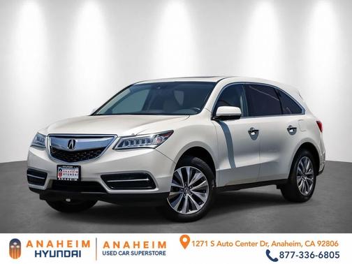 White 2016 Acura MDX 3.5L w/Technology Package