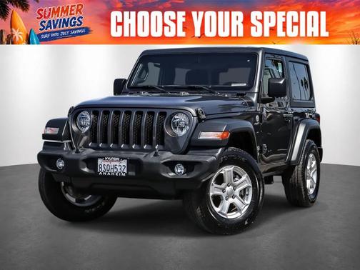 Granite Crystal Metallic Clearcoat 2021 Jeep Wrangler Sport S