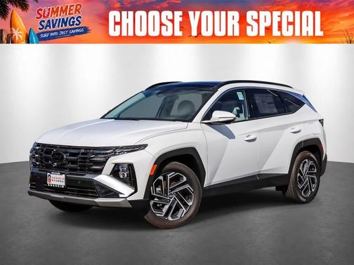 Creamy White Pearl 2026 Hyundai TUCSON Hybrid Limited