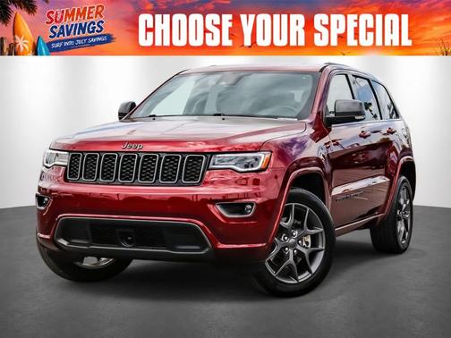 Velvet Red Pearlcoat 2021 Jeep Grand Cherokee 80th Anniversary 4x4