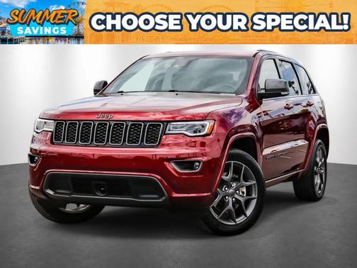 Velvet Red Pearlcoat 2021 Jeep Grand Cherokee 80th Anniversary 4x4