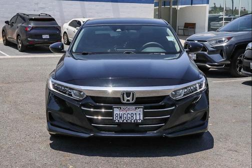 Crystal Black Pearl 2021 Honda Accord LX 1.5T
