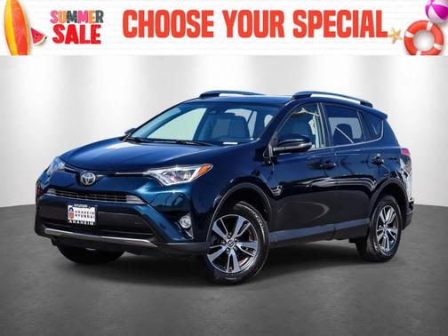 Galactic Aqua Mica 2018 Toyota RAV4 XLE