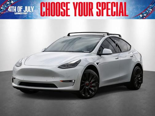 White 2022 Tesla Model Y Performance Dual Motor All-Wheel Drive