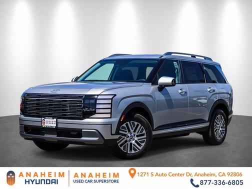 Typhoon Silver Metallic 2026 Hyundai Palisade Hybrid SEL 8P