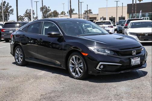 Crystal Black Pearl 2019 Honda Civic EX-L