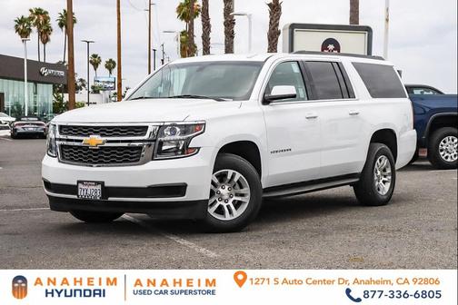 Summit White 2017 Chevrolet Suburban LS