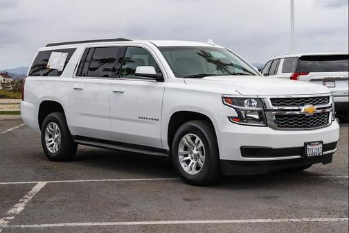 Summit White 2017 Chevrolet Suburban LS