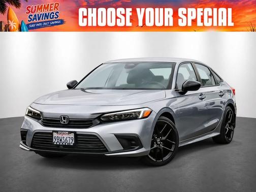 Lunar Silver Metallic 2022 Honda Civic Sport
