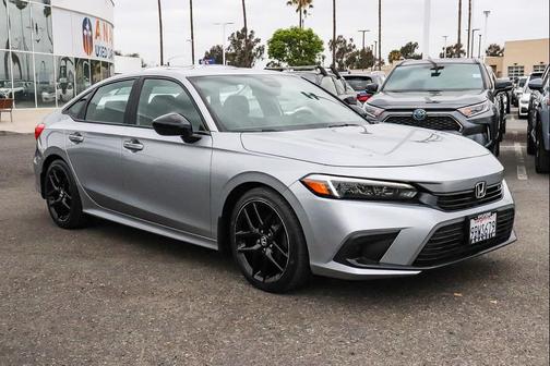Lunar Silver Metallic 2022 Honda Civic Sport