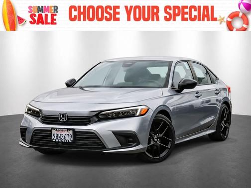 Lunar Silver Metallic 2022 Honda Civic Sport