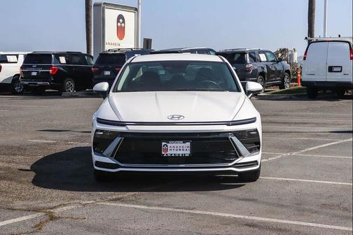 Serenity White 2026 Hyundai SONATA Hybrid Base