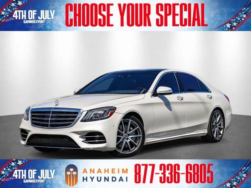 designo Diamond White 2019 Mercedes-Benz S-Class S 560
