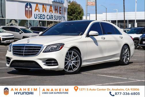 designo Diamond White 2019 Mercedes-Benz S-Class S 560