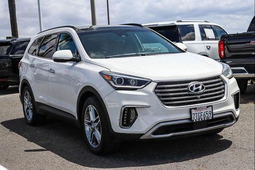Monaco White 2017 Hyundai SANTA FE SE Ultimate