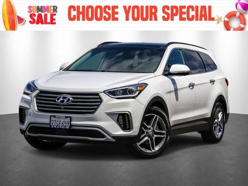 Monaco White 2017 Hyundai SANTA FE SE Ultimate