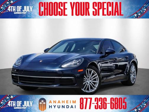 Blue 2017 Porsche Panamera 4