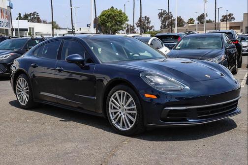 Blue 2017 Porsche Panamera 4