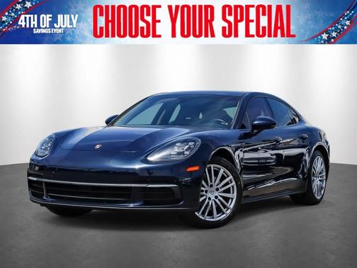 Blue 2017 Porsche Panamera 4