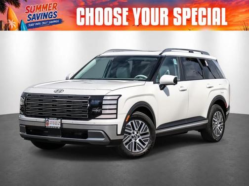 Creamy White Pearl 2026 Hyundai Palisade Hybrid Blue SEL Premium 7P