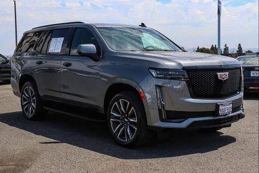 Satin Steel Metallic 2021 Cadillac Escalade Sport
