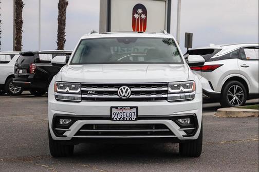 Pure White 2019 Volkswagen Atlas 3.6L SEL
