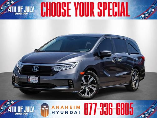 Modern Steel Metallic 2023 Honda Odyssey Touring