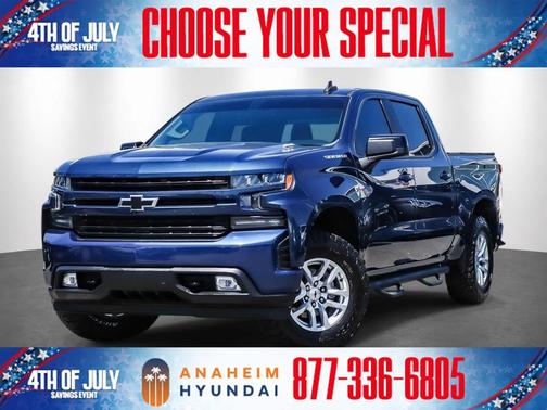 Northsky Blue Metallic 2021 Chevrolet Silverado 1500 RST