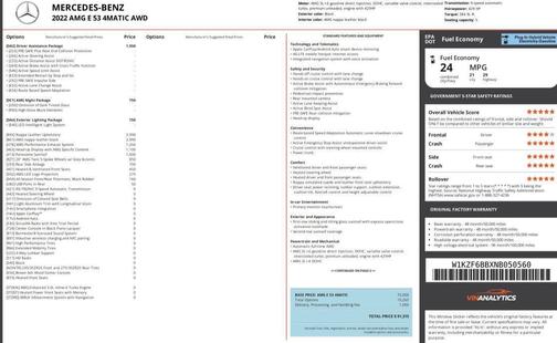 2022 Mercedes-Benz AMG E 53 4MATIC