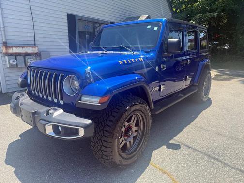 Ocean Blue Metallic Clearcoat 2018 Jeep Wrangler Unlimited Sahara