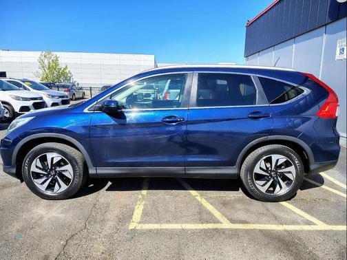 Blue 2015 Honda CR-V Touring